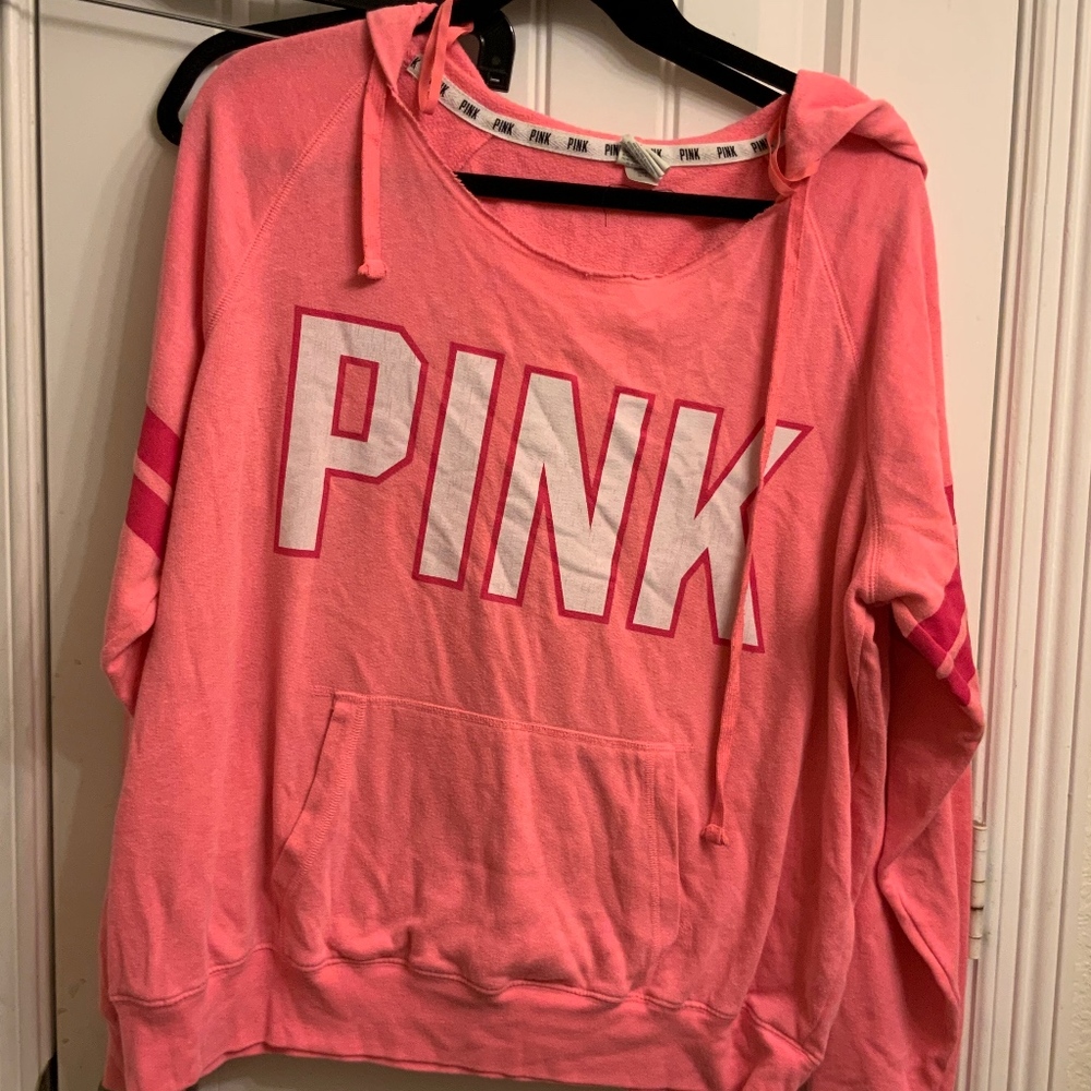 Pink hoodie